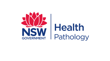 Logo for NSW Health Pathology.
